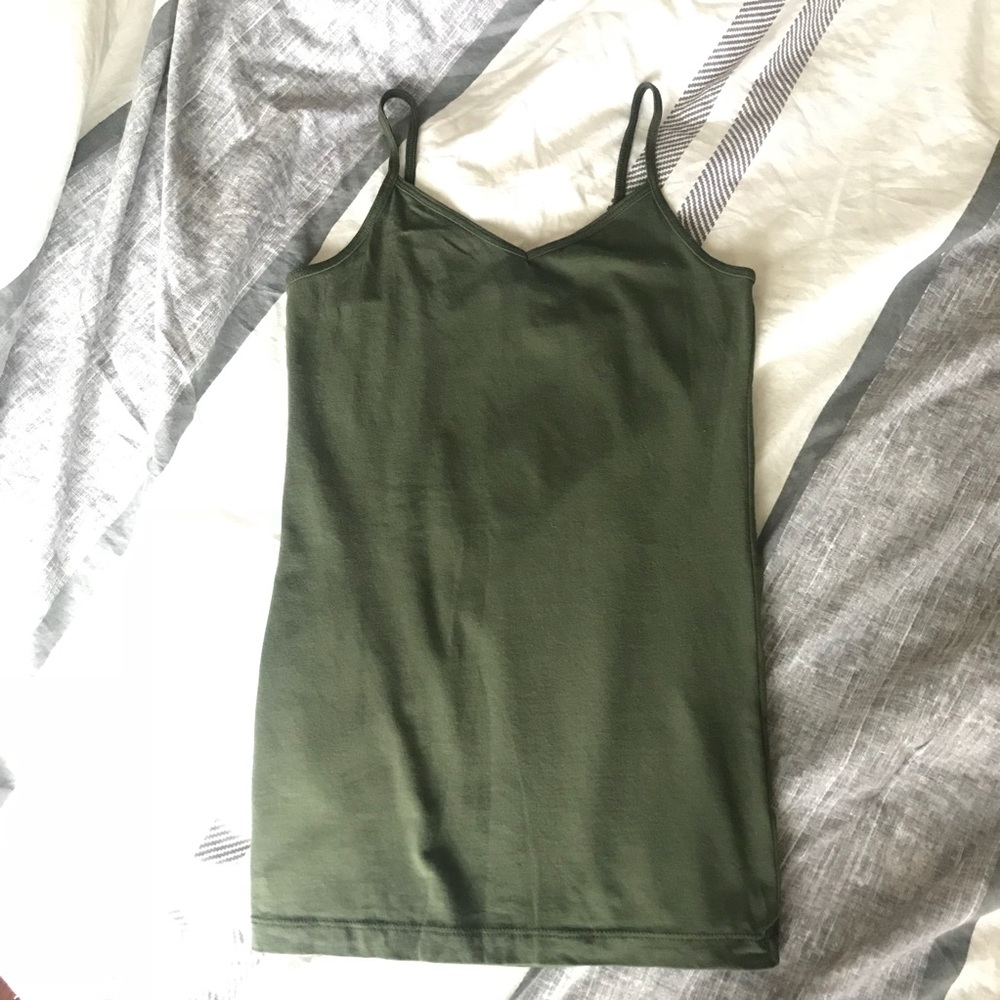 Forever 21 green cami